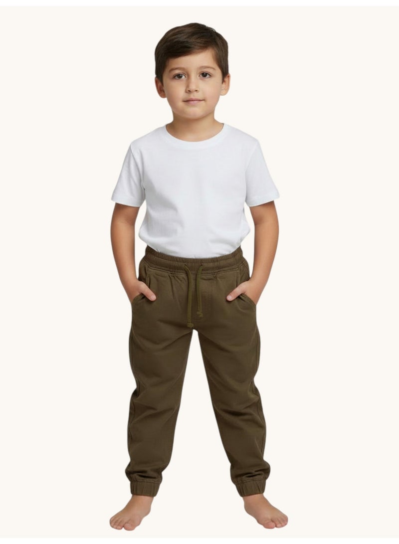 فكتور اند جين سروال رياضي كارجو كاجوال للأولاد - بني - Image 2